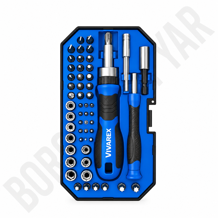 ست پیچ گوشتی و بیت 63 عددی ویوارکس VR6365-SD