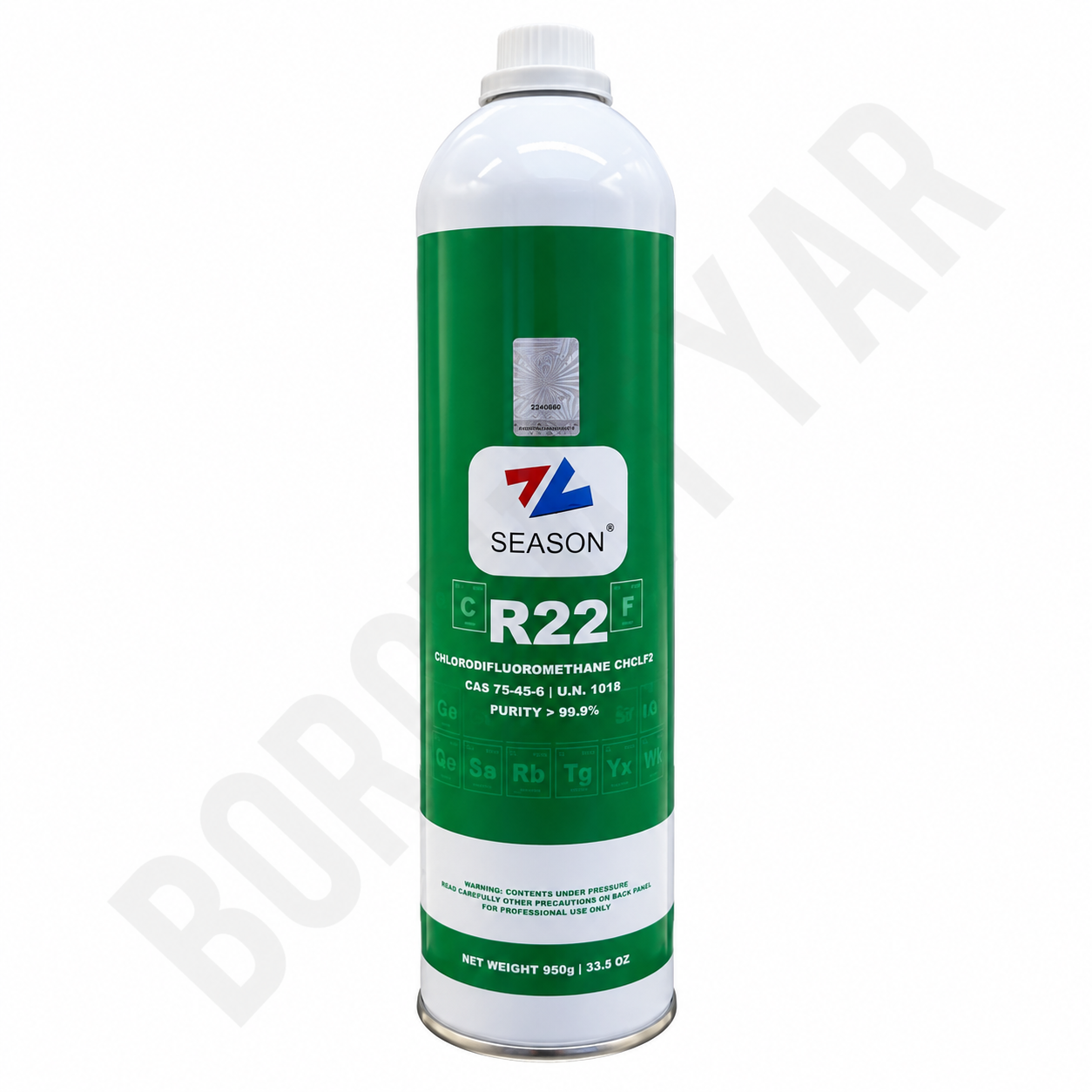 گاز مبرد R22 سیزن 950 گرمی