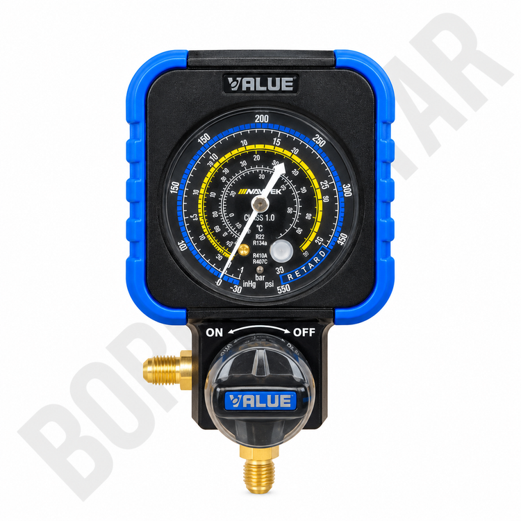 گیج منیفولد سرویس شیر آبی ولیو مدل VRM1-B-0404