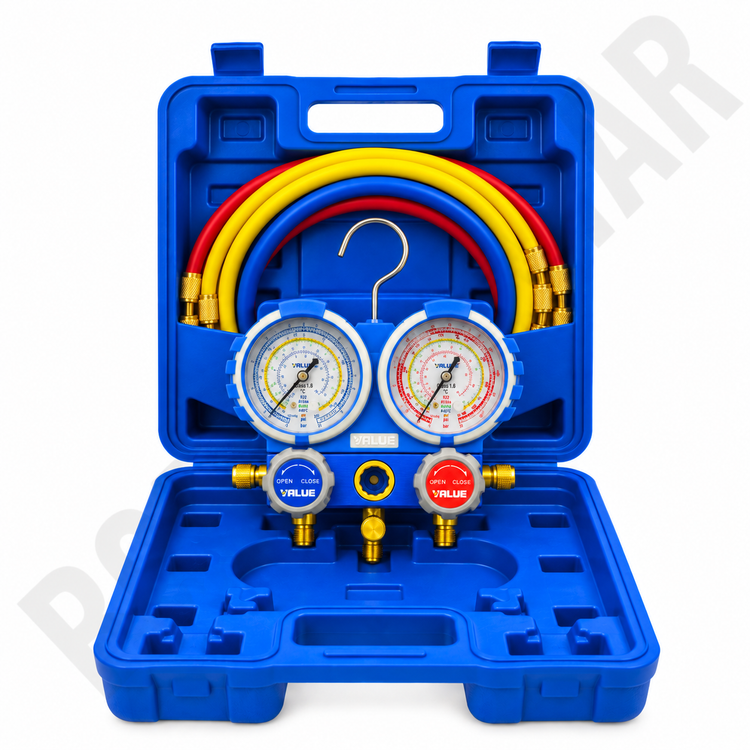 گیج منیفولد سرویس دوقلو ولیو مدل VMG-2-R22-B