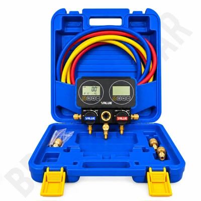 گیج منیفولد سرویس دیجیتال دوقلو ولیو مدل VRM2-0101i