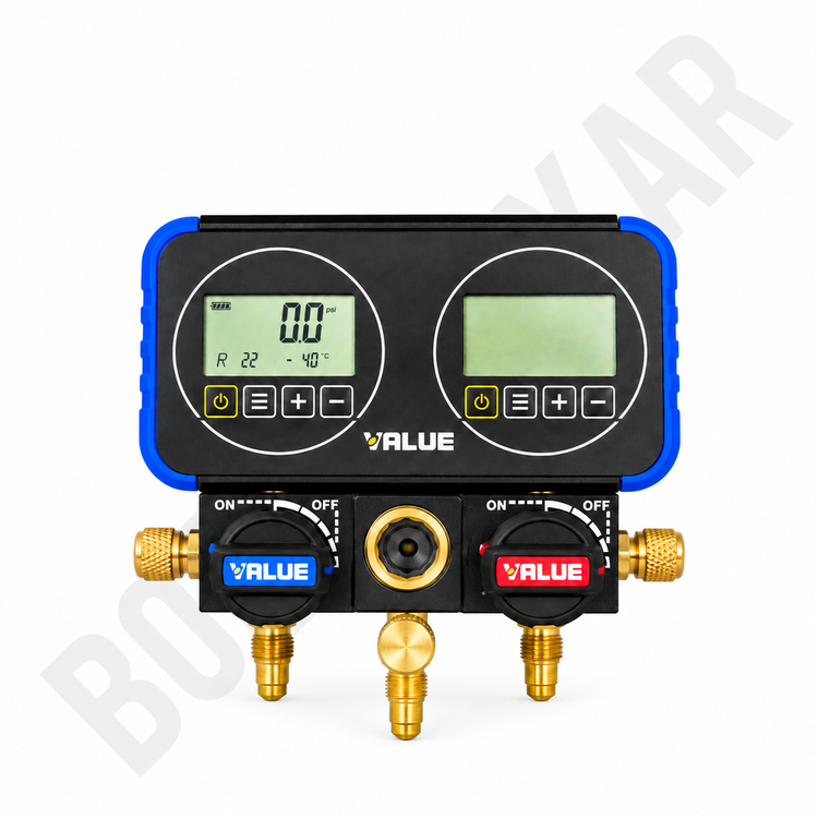 گیج منیفولد سرویس دیجیتال دوقلو ولیو مدل VRM2-0101i