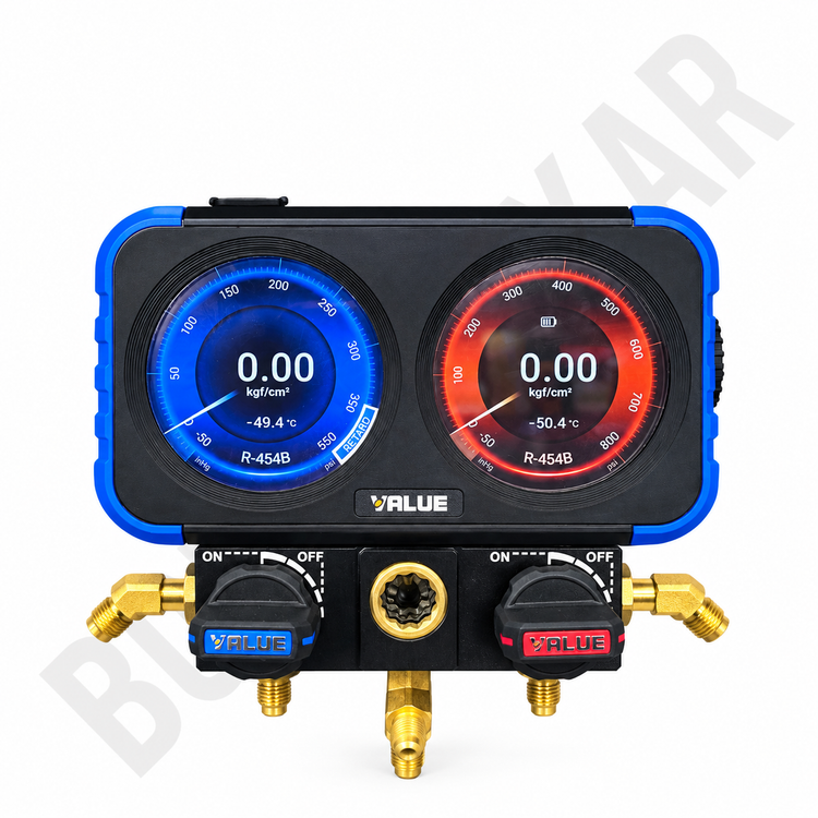 گیج دیجیتال دو قلو فشار ولیو مدل VRM2‑X