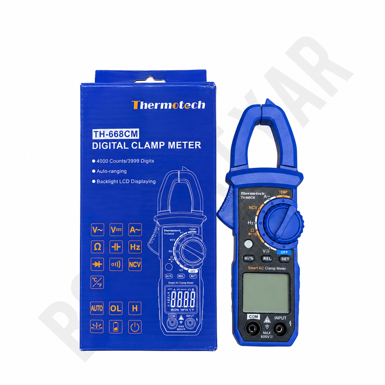 مولتی متر کلمپی دیجیتال ترموتک Thermotech TH-668CM