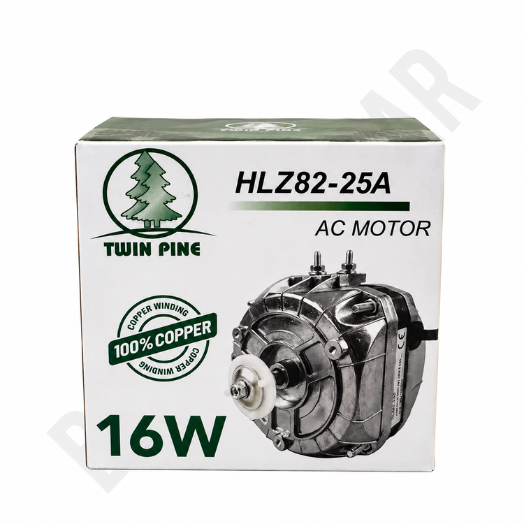 فن ۱۶ وات یخچال TWIN PINE مدل HLZ82-25A مسی