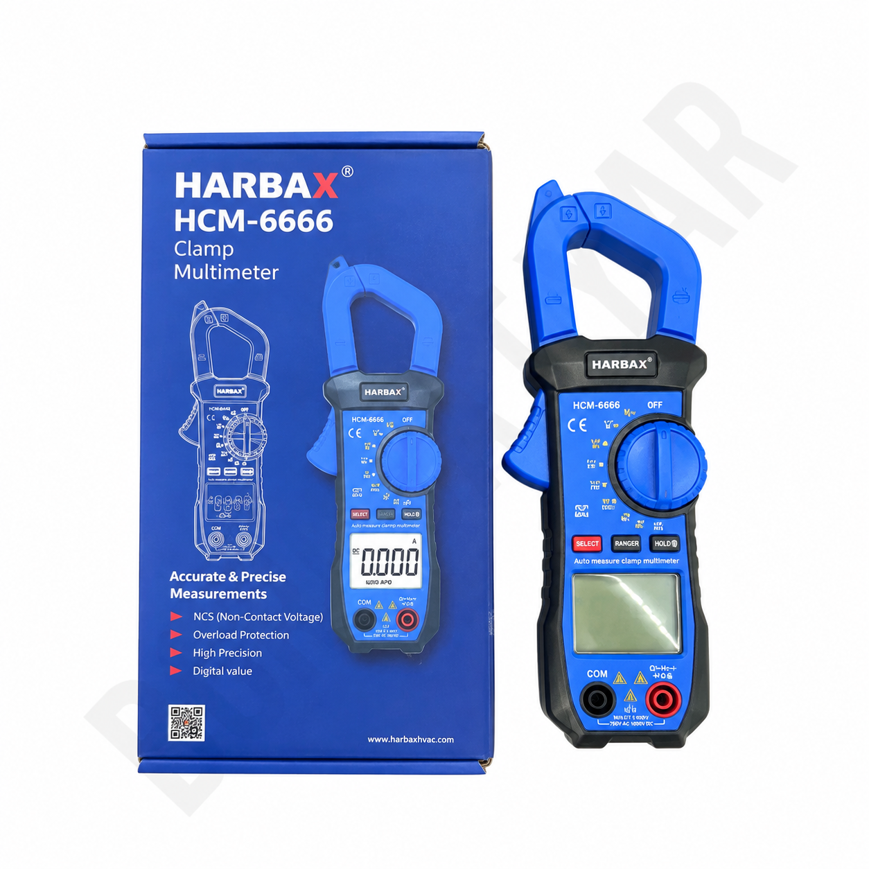 مولتی متر کلمپی هارباکس HARBAX مدل HCM-6666